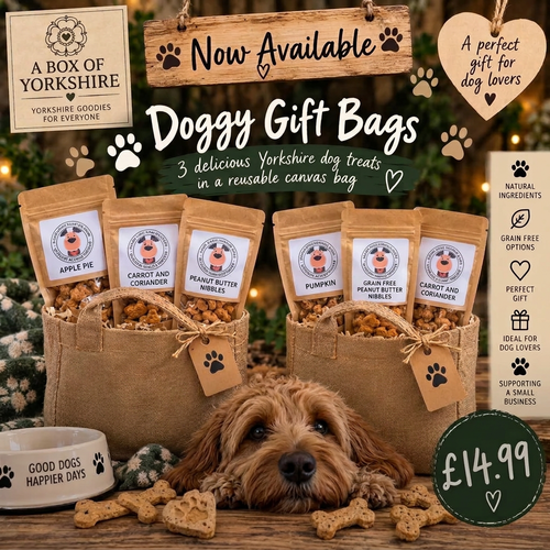 Doggy Gift Bags advert priced at £14.99